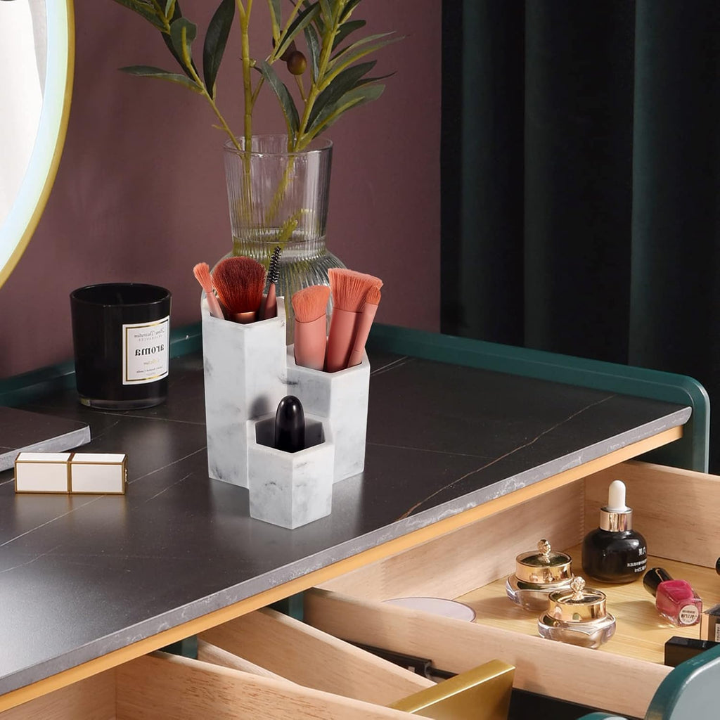 Toothbrush Holders for Bathrooms Toothpaste Holder Stand Bathroom Organizer for Toothbrush Makeup Brushes Holder