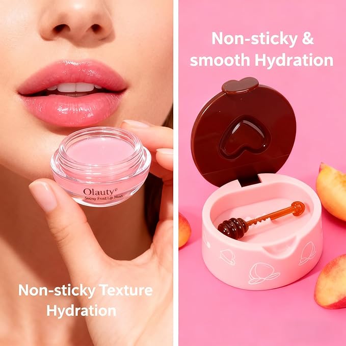 9 PCS Bee Lip Balm Honey Pot,Strawberry,Watermelon,Apple Lime,Cherry,Mint,Grapes,Coconut&Peach Flavors Honey Lip Overnight Lip Balm Bulk,Moisturizing Lip Mask &Preventing Dry,Cracked Lips