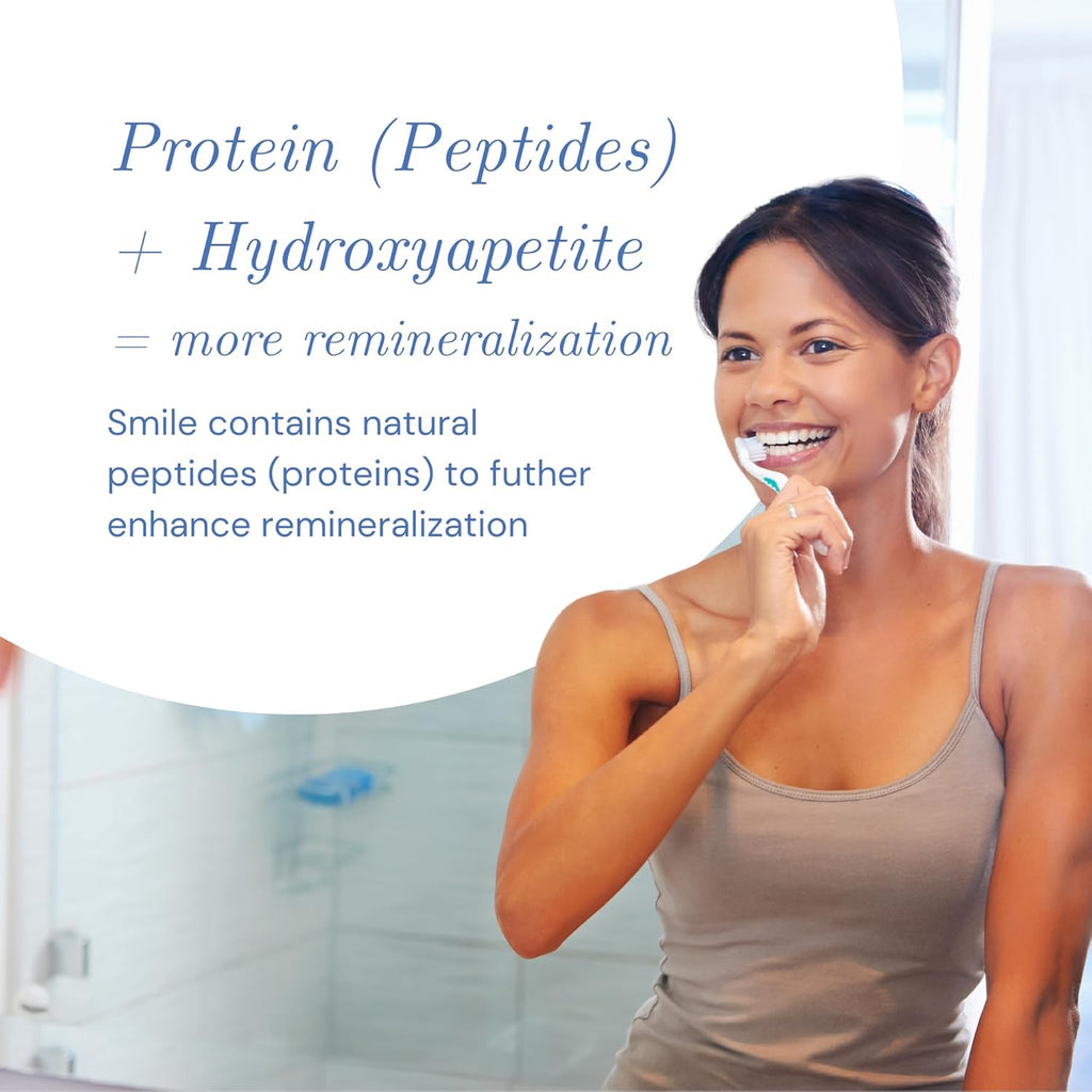 OraWellness Smile Hydroxyapatite Toothpaste with Remineralizing Xylitol & Non Nano Hydroxyapatite, Cinnamony Mint Toothpaste, American Made Fluoride Free Natural Tooth Repair & Teeth Whitening, 4.23oz