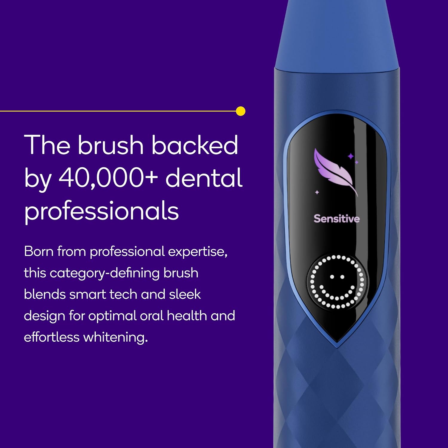 Burst Pro Sonic Advanced Electric Toothbrush for Adults (Blue) | Soft Bristles | 33,000 Vibrations | Long-Lasting Battery and Multiple Brushing Modes