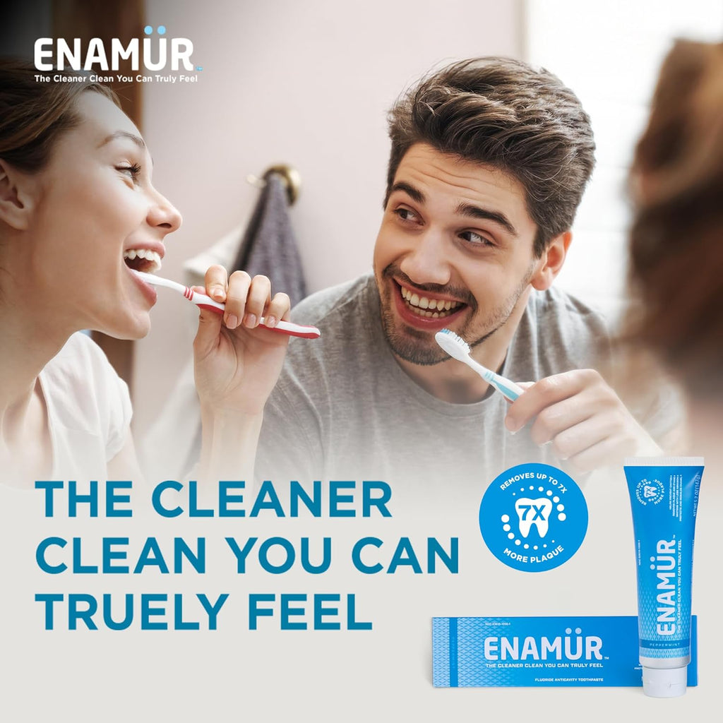 Premium Plaque & Stain Removal Toothpaste - New Launch Special: Plant Fiber Technology Removes 7X More Plaque, Whitens, Protects Enamel, 5.2 oz