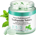 Toothpaste Tablets, Natural Peppermint Hydroxyapatite Toothpaste Tabs, Fluoride Free, Travel Friendly, 150 Tablets Mouthwash Chewable for Teeth