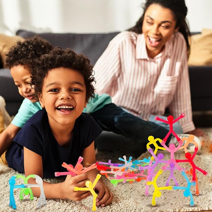 6Pcs Magnetic-People-Magnet-Men, Magnetic Travel Toys for Kids, Creative, Portable and Educational, Funny Magnets for Kids, Small Toys for Classroom Prizes, Easter Egg Stuffers, Office