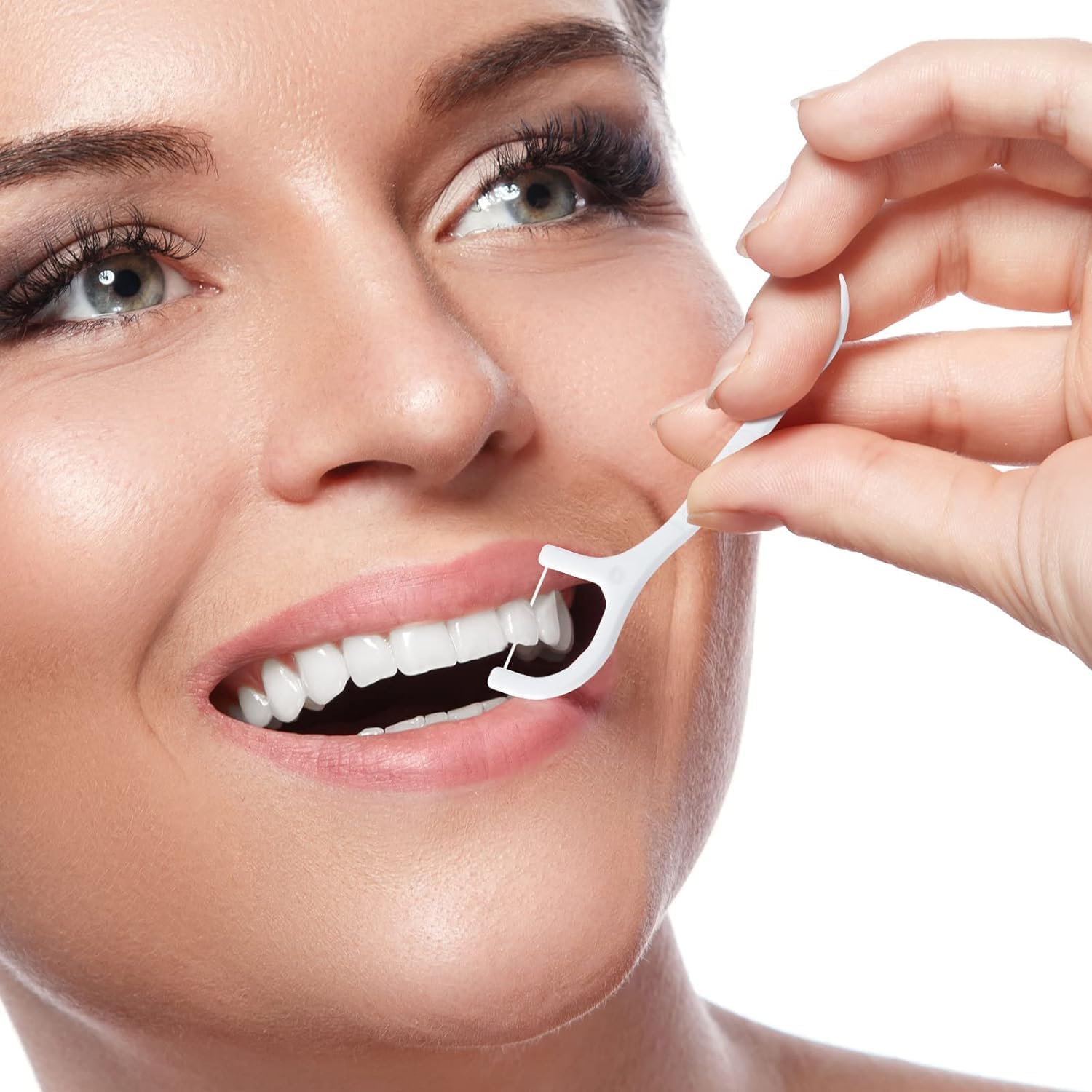 200PCS Dental Floss Sticks - Disposable Toothpicks for Teeth Cleaning, Teeth Sticks, Tooth Picks, Floss Picks (200 Picks)