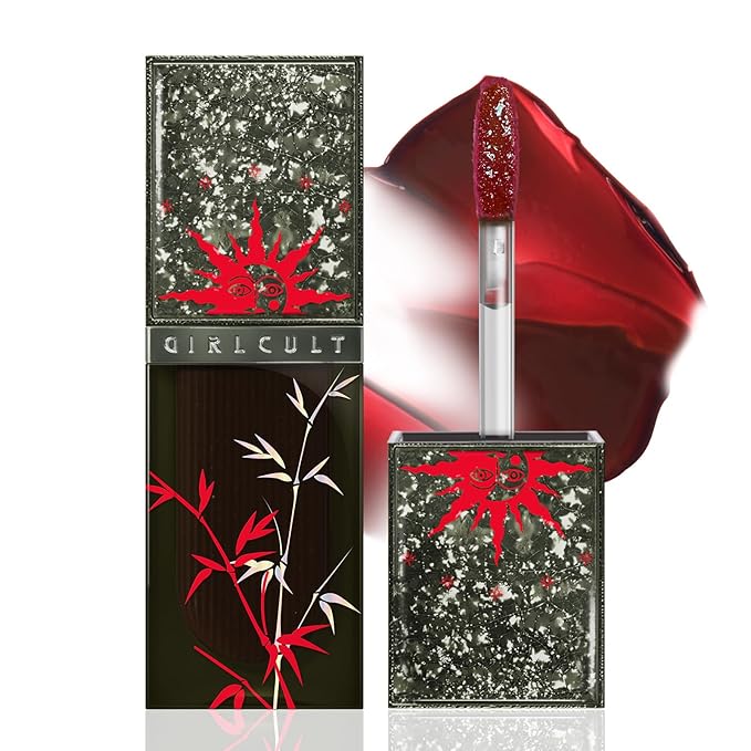 GIRLCULT Glass Shine Lip Gloss – Non-Sticky Hydrating Lip Stain with High-Shine Glossy Finish, Long-Lasting Lightweight Formula, Moisturizing & Comfortable Wear for Plump Lips (J74)