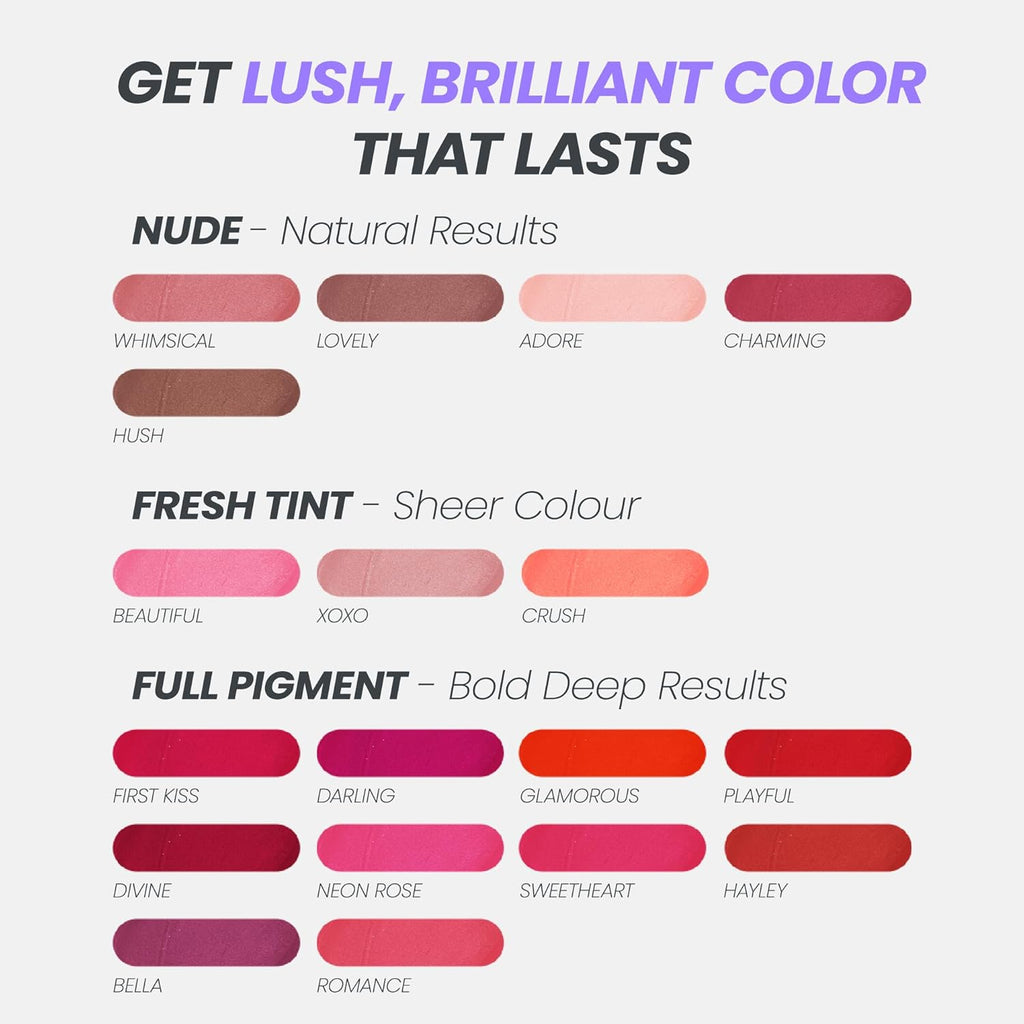 Wonderskin Wonder Blading Lip Stain Peel Off Masque, 2 Pack - Long Lasting, Waterproof & Transfer Proof Matte Brown Lip Tint Stain (Hush Masque)