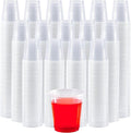 1200Pack 3oz Plastic Cups,Disposable Mouthwash Cups,3 Ounce Small Clear Tumblers for Tasting, Drinking and Party
