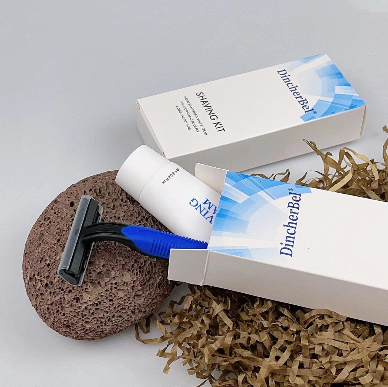 Shave Kit in Bulk, Smooth Shave Disposable Razor and Cream(12g), Individually Wrapped Toiletries Amenities for Hotel, Airbnb, Homeless, Shelter, Camping and Travel (408 Pack)