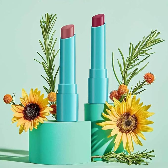 Charm Kiss Lip Tint Hydrating, Sheer Strength Hydrating Lipstick,Powerful Moisturizing Water Lipstick Natural Ingredients, Non-Sticky And Long-Lasting, Glossy Lip Tint Stain for Women (2# Dusty Rose)