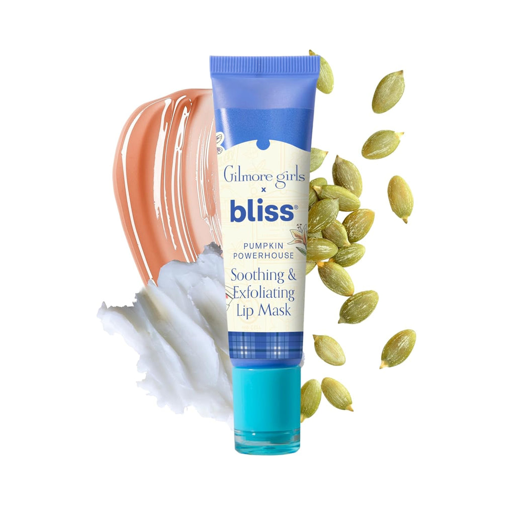 Gilmore Girls x Bliss Pumpkin Powerhouse Exfoliating & Soothing Lip Mask | Hydrating Overnight Lip Balm Mask for Dry Lips