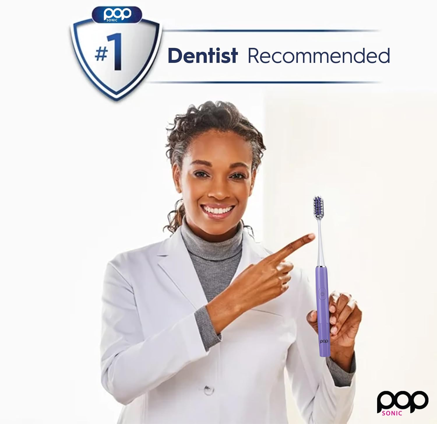 Go Plus Sonic Toothbrushes for Adults w/Electric Toothbrush Case - Electric Toothbrush for Adults & Kids - Sonic Toothbrush w/ 2 Speeds - 18000-24000 Vibrations Per Minute (Punchy Purple)