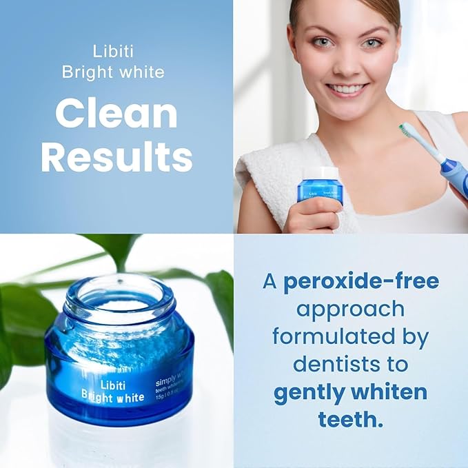 Teeth Whitening Powder Toothpaste-No Sensitivity-Removes Teeth Stains, Suitable for Tea Stains, Coffee Stains, Tobacco Stain Caused by Smoking