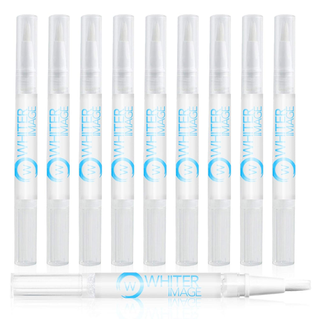 Mini Togo Teeth Whitening Pen 10 Pack, Erases Teeth Stains and Strengthens Enamel, Restorative Serum Gel That Reverses Enamel Damage from Bleaching On The Go for Up to 150 Applications