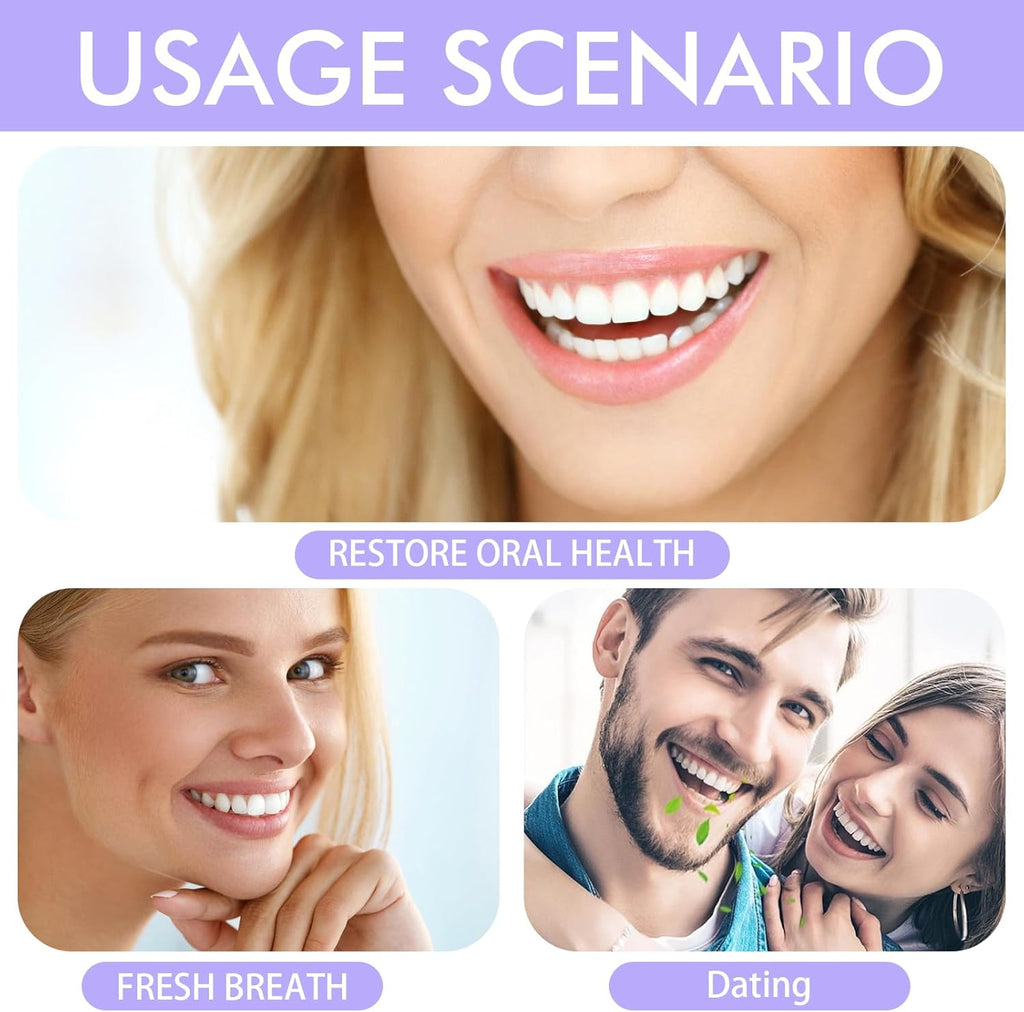 2 Pcs Probiotic Oral Spray for Long-Lasting Freshness, Alcohol-Free Oral Spray with Probiotics for Breath Care, Promotes Oral Health, Convenient Travel-Sized Breath - (20 ml / 0.68 oz)