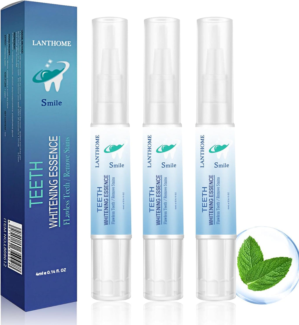 Teeth Whitening Pen, Teeth Whitening Essence Pen, Teeth Whitening Essence, Teeth Whitening Gel, Intensive Teeth Stains Removal, Reduce Teeth Yellowing (3PCS)