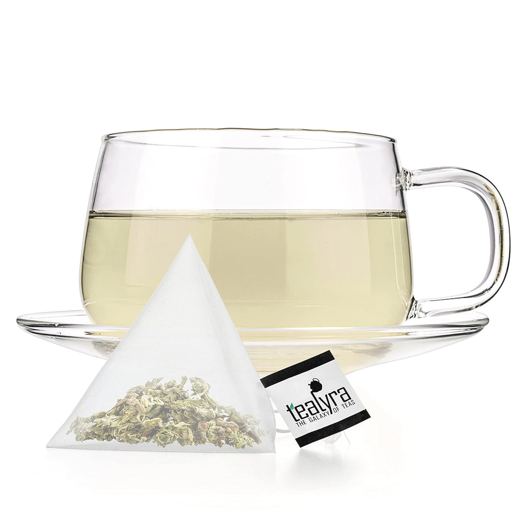 Tealyra - Bedtime - 25 Bags - Chamomile - Spearmint - Hemp Leaves - Unique Relaxing Herbal Loose Leaf Tea - Sleep and Calm Tea - All Natural - 25 Sachets