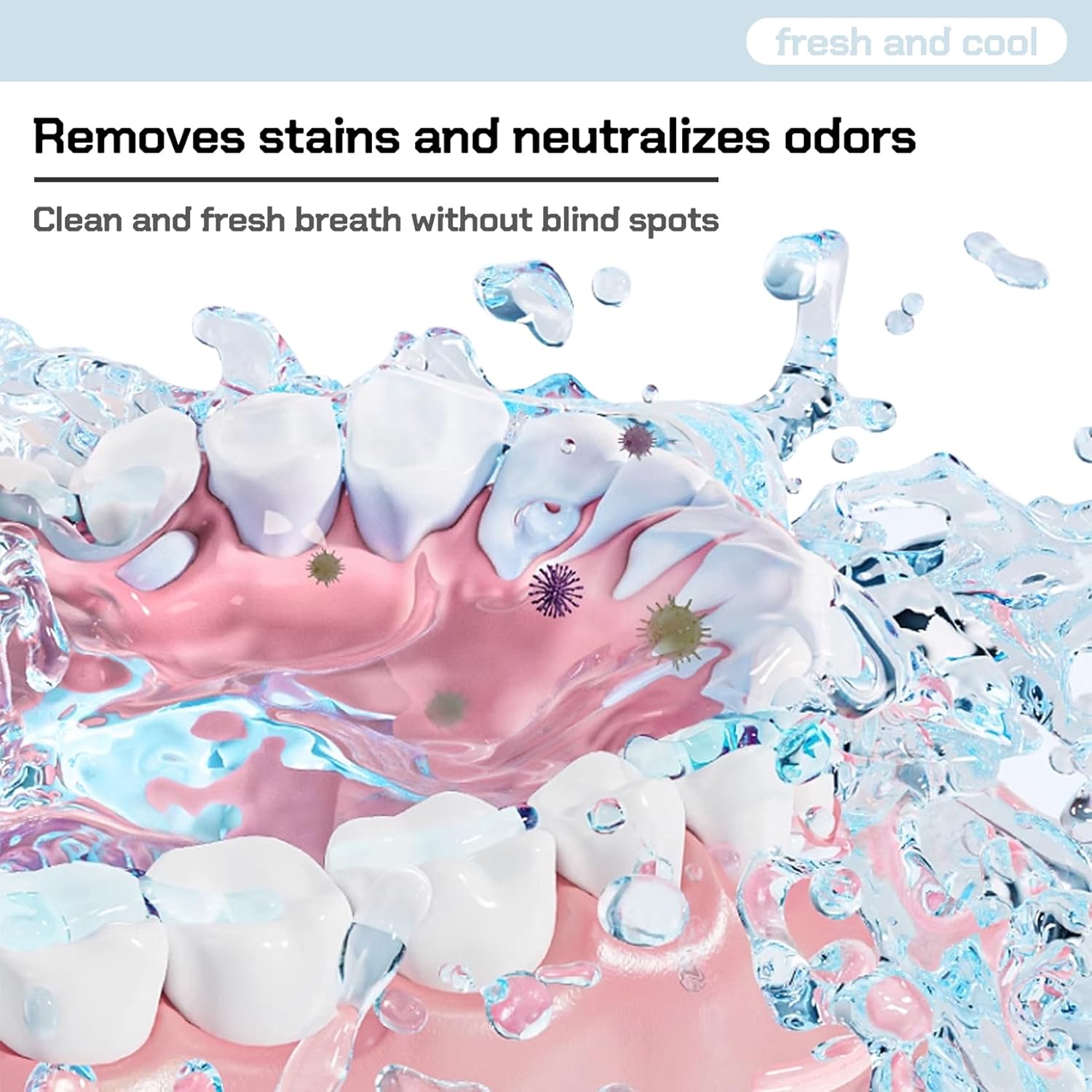 Travel Mouthwash,Mini Travel Size Mouthwash for Fresh Breath,Refreshing Mint Flavor Travel Mouth Wash for Individual Packet Design