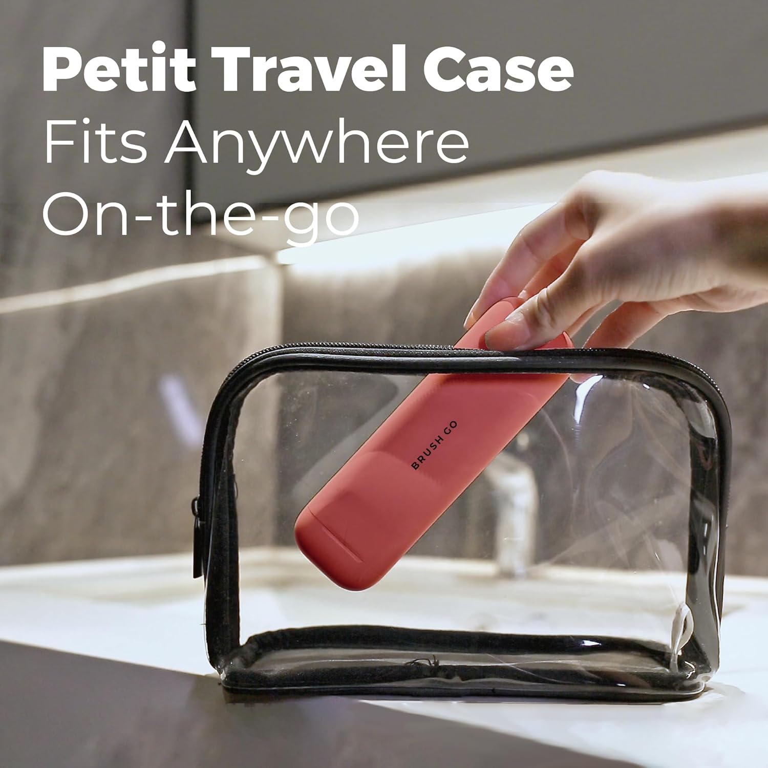 MIPOW Slim Pro i4 Electric Toothbrush Rechargeable Smart Ultra Sonic 3 Modes Magnetic Travel Case &Ceramic Dock, 60Day Long Battery Soft Bristles 2Heads IPX7 Waterproof,Color-(Pink)