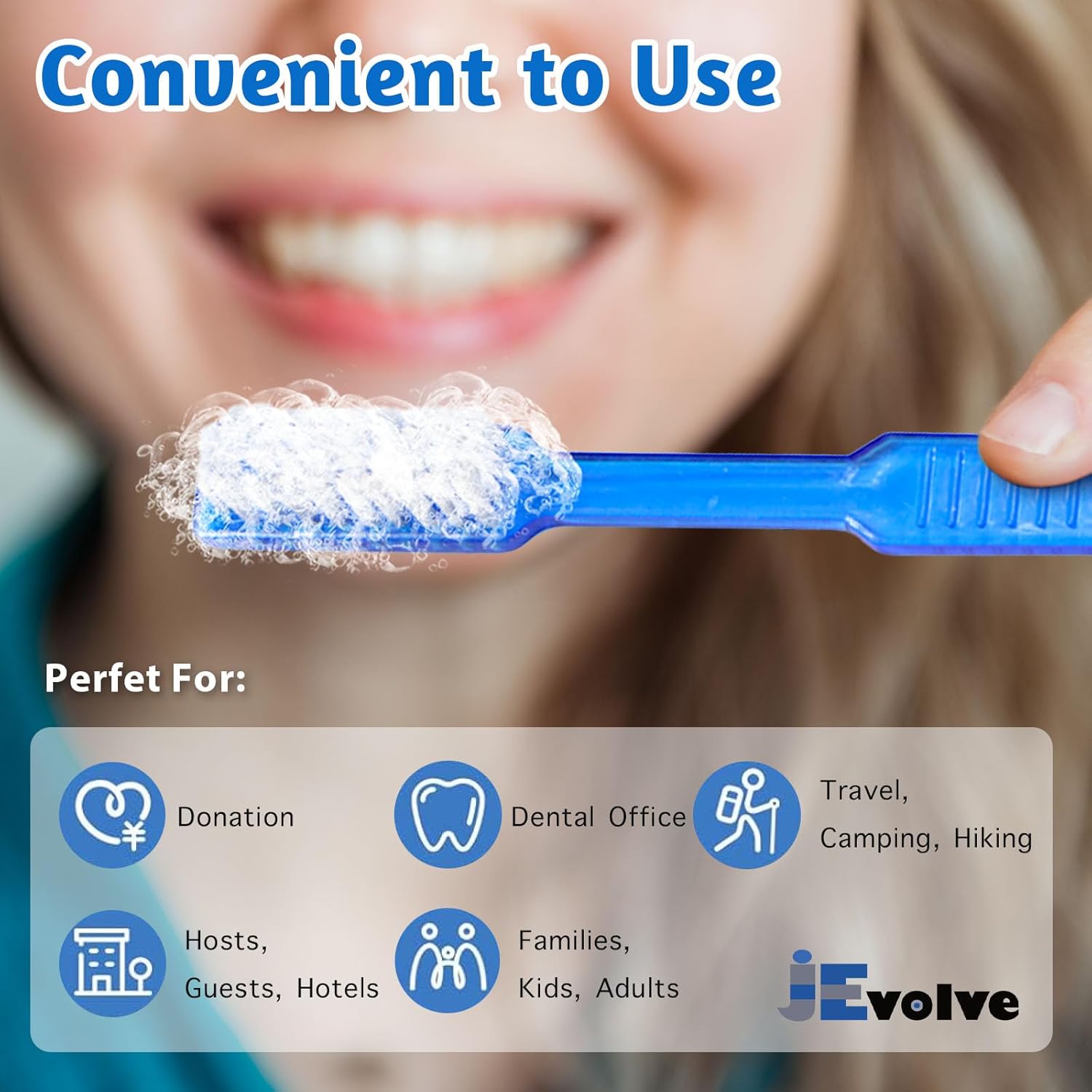 100 PCs Disposable Prepasted Toothbrush Convenient Travel Toothbrushes, Portable Oral Care, On-The-Go Cleaning, Easy Use, Travel Essentials, Eco-Friendly Toothbrushes