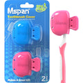 Mspan Toothbrush Protector Clip Pod: Tooth Brush Head Pods Compatible with Oral-B Philips Colgate for Manual & Electric Toothbrush - 2 Packs