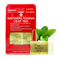 Guava Leaf Tea Bags - 55 Count (+5 Tea Bags) - 4.06 oz with Bamboo Tong, Handpicked & No Sugar Added, No Caffeine, Re-Steep Herbal Tea, Relax Refreshing Hojas De Guayabav