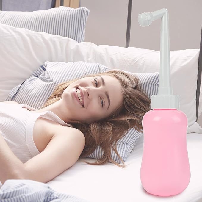 Deepdeem Postpartum Care Bottle – Reusable Peri Bottle for Women, 16.9 Oz Portable Vaginal Douche with Upside Down Design for Travel & Home, Cleansing After Birth, Hygienic Personal Hygiene Tool