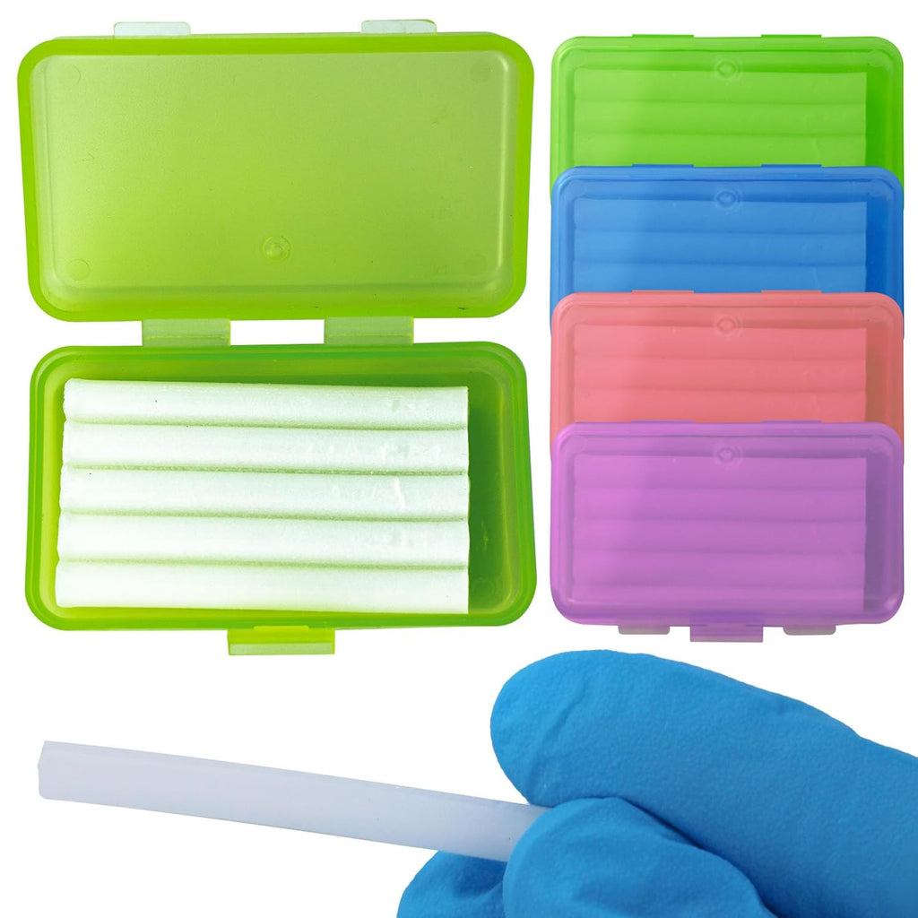 20 PCs (5 Per Box) Orthodontic Wax for Braces & Aligners by VASTMED | Dental Grade Braces Wax for Teeth with Colorful Storage Cases | Food Grade Ortho Brace Wax