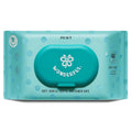 WONDERFUL Flushable Butt Wipes, Mint 100% Plant-Based Wet Wipes for Adults & Kids, Sewer & Septic Safe, Gentle for Sensitive Skin, Wipes Flushable Pack for Bathroom & Travel, 1-Pack (60 Wipes)