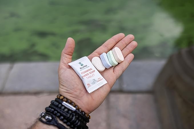 Foaming Hand Soap Tablet Refill – 6 Pack | Sweet Orange Scent | Eco-Friendly, Non-Toxic, Plastic-Free, Zero Waste, Just-Add-Water | Safe for Kids, Home & Travel