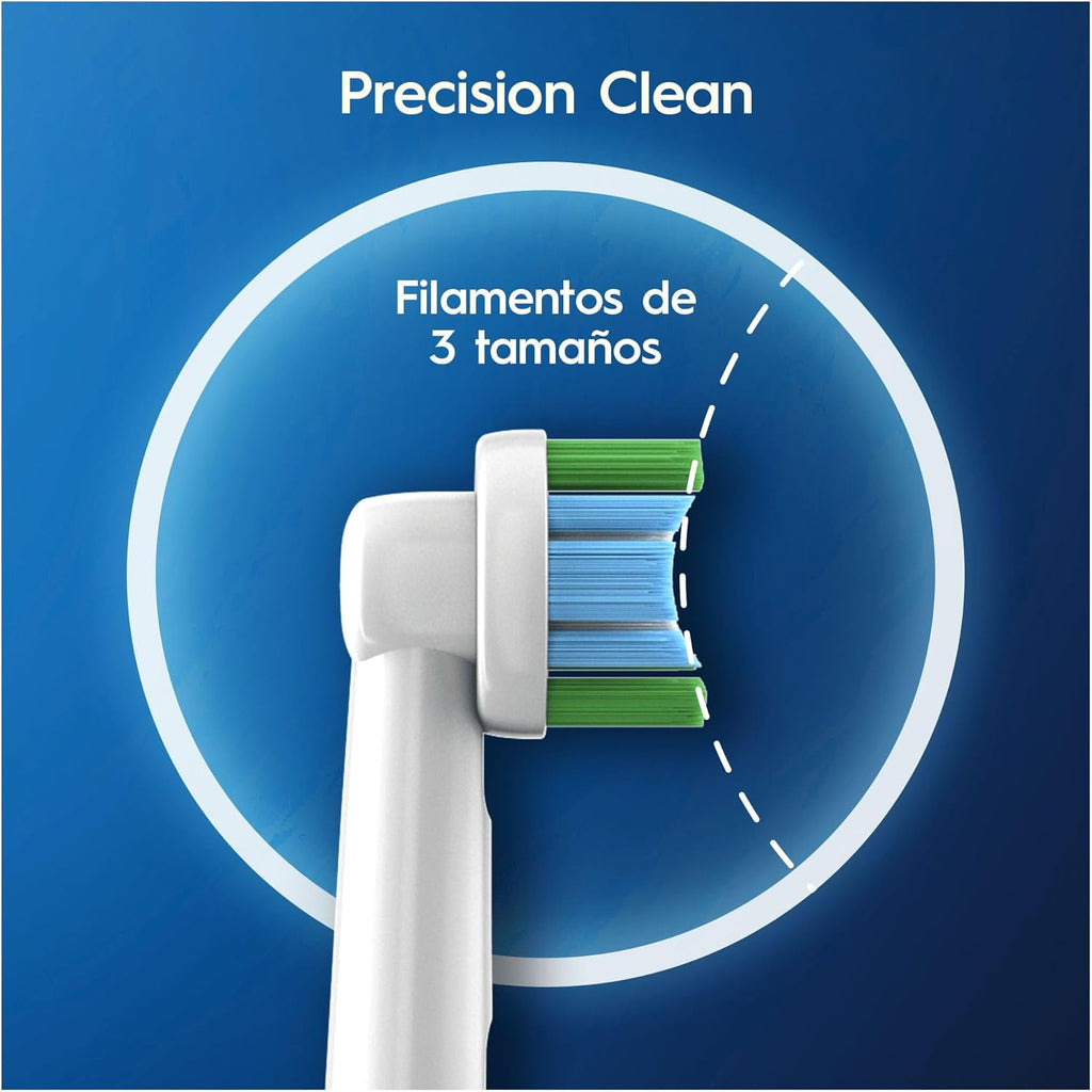 Oral-B Precision Clean Replacement Brush Heads, CleanMaximiser Bristles, Pack of 8