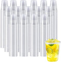 1500 Pack 5 oz Plastic Cups, Clear Disposable Plastic Cups Bulk, Small Mouthwash Cup, Cold Drinking Cup for Travel, Bathroom, Travel, Picnic