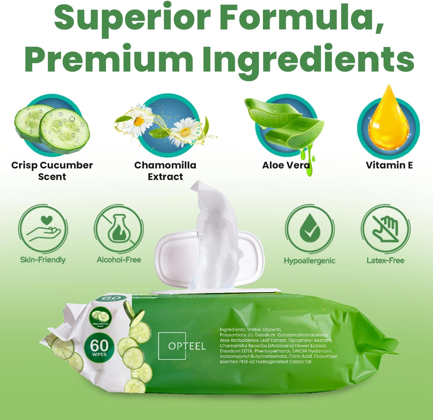 Adult Wipes Extra Large Scented - Skin-Friendly Incontinence Wet Wipes for Adults & Elderly No-Rinse Disposable Washcloths - 8x13" 12 Packs of 60 (720 Wipes)