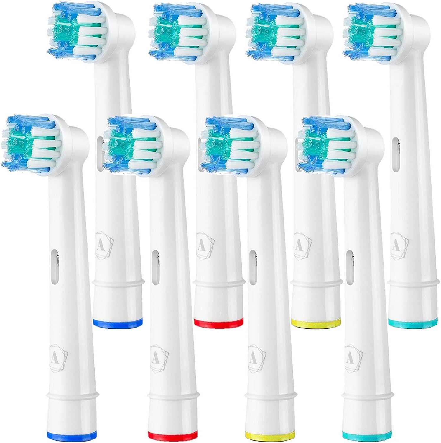 Replacement Toothbrush Heads Compatible with Oral B - 8 Pack Aster Toothbrush Head Compatible with Oral B Braun Professional Electric Brush Heads Refill for 7000/Pro 1000/9600/ 5000/3000/8000