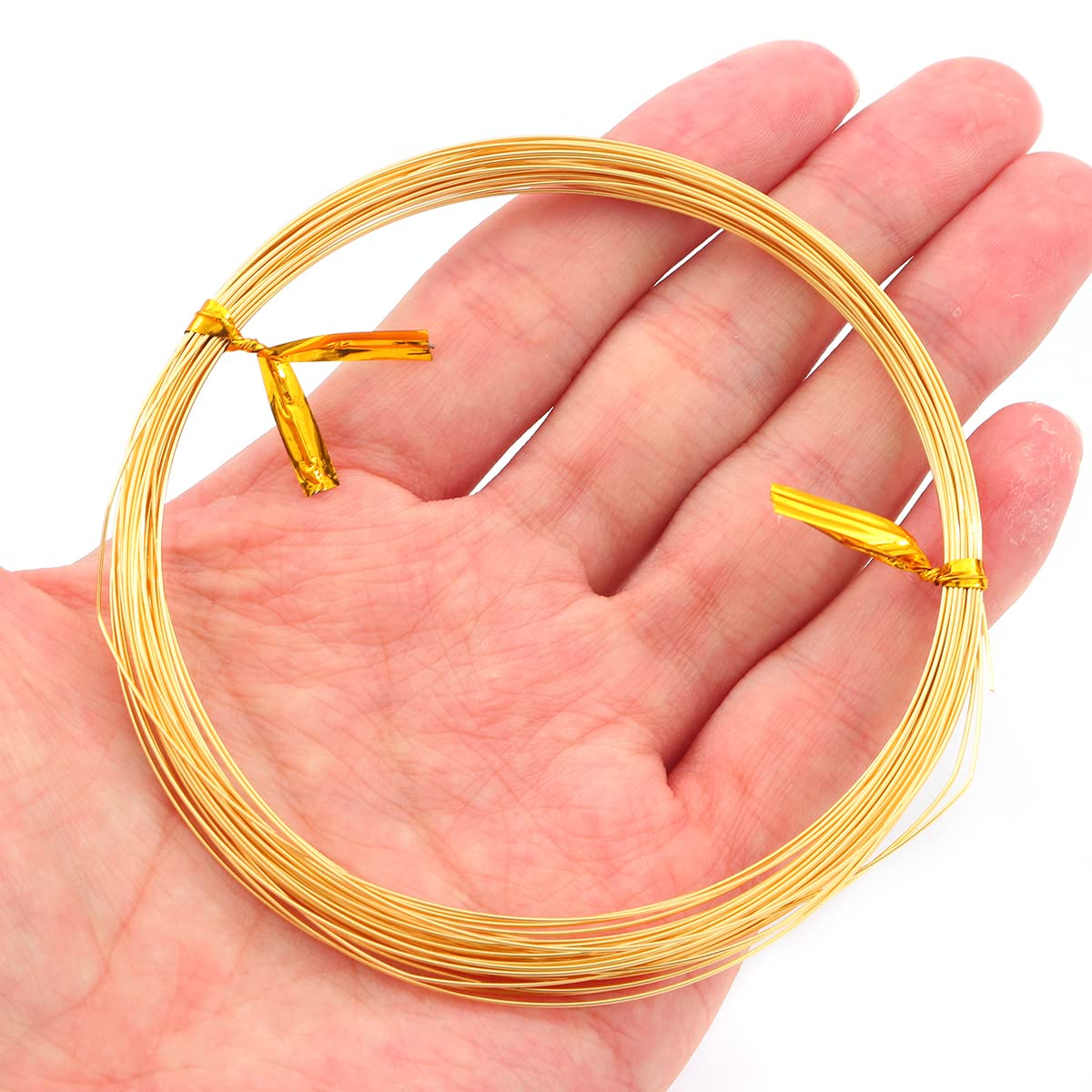 18K Gold Plated Wire 0.5mm 10 Meters Bead Cord for Bracelet Necklace Charm Beading Jewelry Making Findings