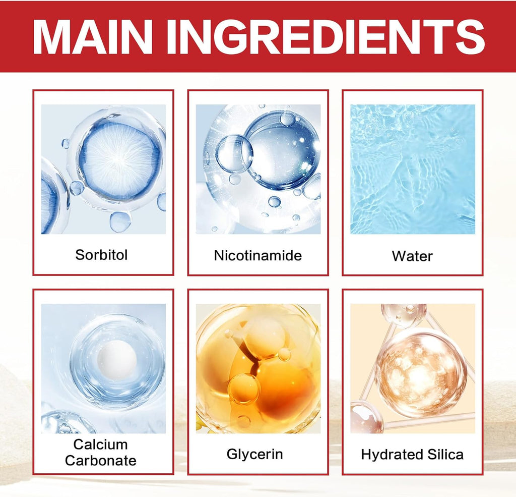 2 Pcs SP-8 Probiotic Whitening Toothpaste, Triple Whitening Care Deep Cleaning Fresh Breath.