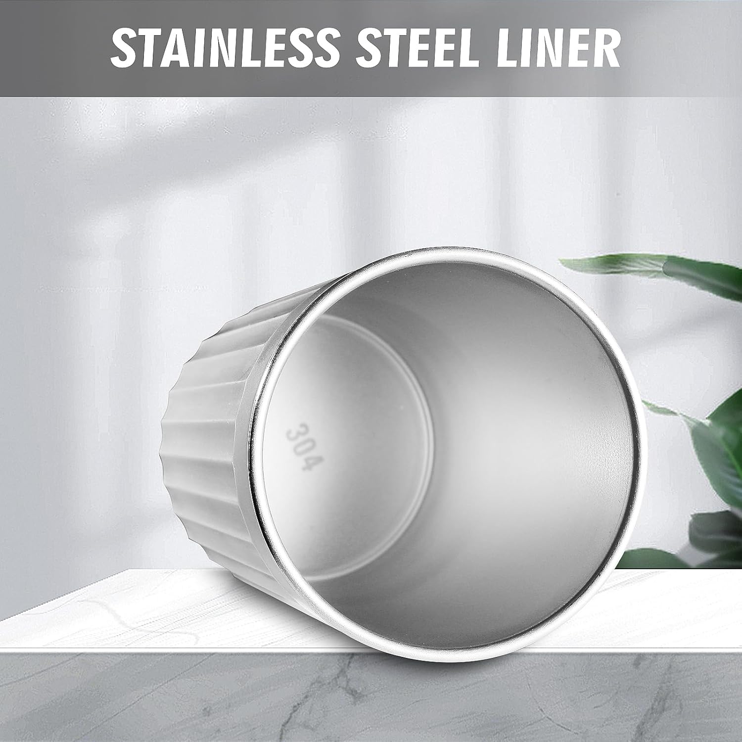 Toothbrush Holder for Bathroom-12oz Unbreakable Stainless Steel Bathroom Cup,Easy to Clean Toothbrush Cup, Reusable Bathroom Tumbler Cups for Home/School/Office(3" x 4.5") (Gray)