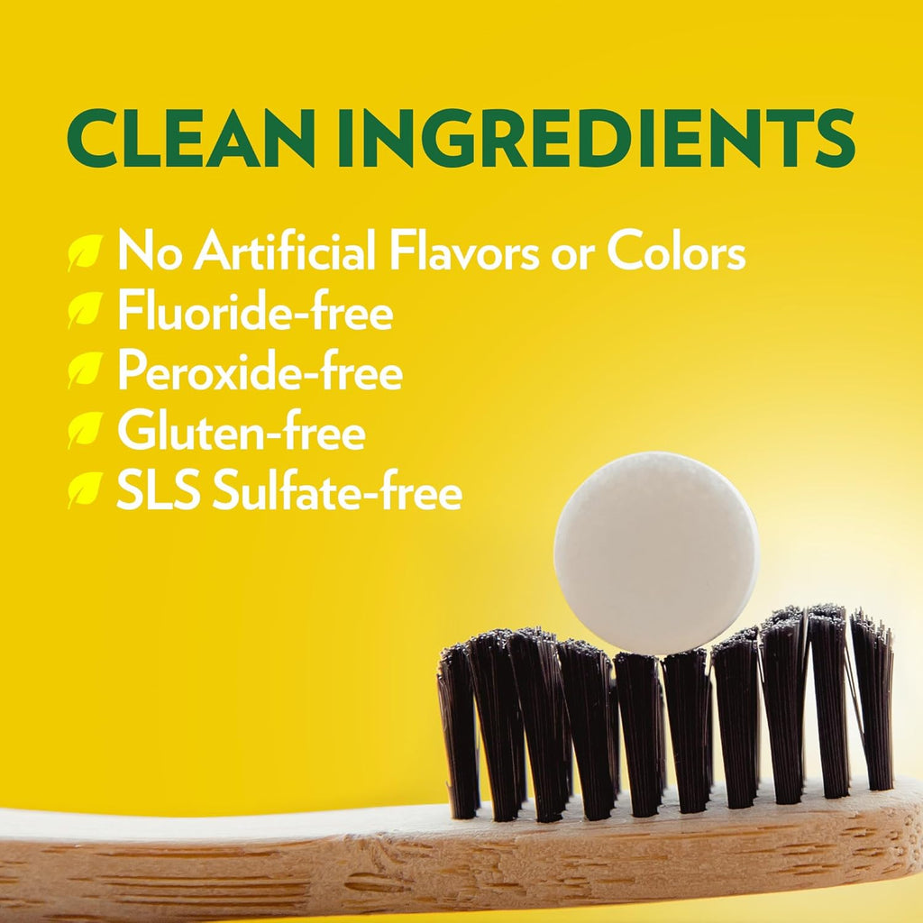 Toothpaste Tablets – Peppermint | Nano Hydroxyapatite Toothpaste Tablets Chewable | Fluoride Free l 350 Tabs