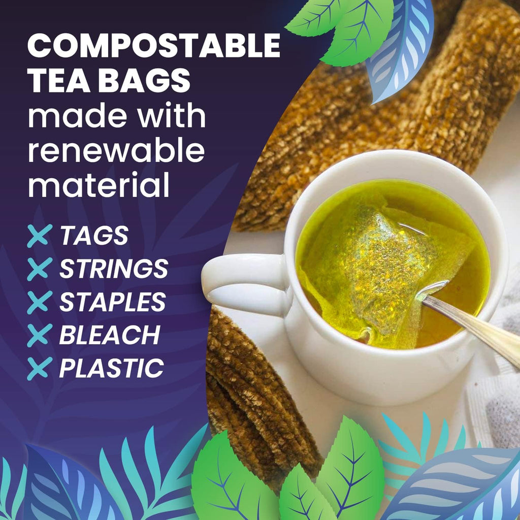 Cederberg Tea Company Organic Spearmint Tea — 30 Tea Bags | Organic Herbal Tea From Single Origin | Eco-Friendly Tea Bags | Non-GMO Caffeine Free Tea With Zero Sugar