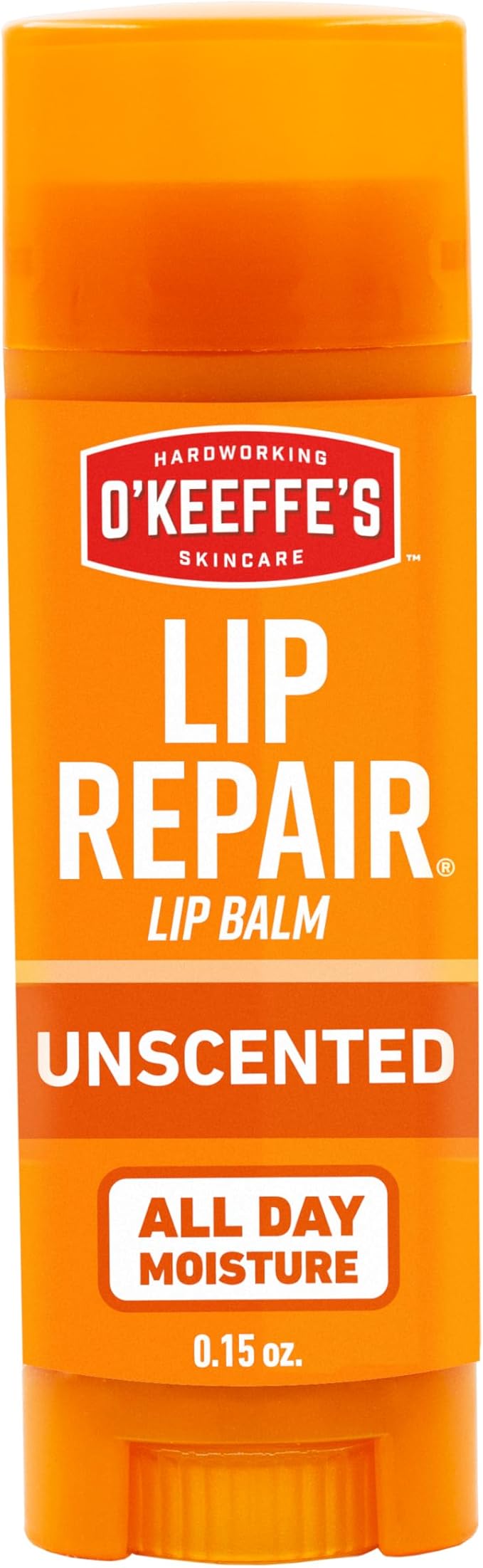 O'Keeffe's Lip Repair Unscented Lip Balm for Dry, Cracked Lips - Stick (1 Pack) - Moisturizer for Very Dry Lips
