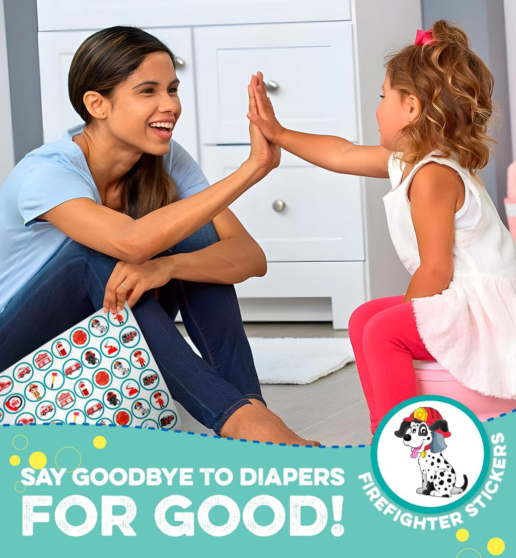 240 pcs Potty Training Stickers, Firefighter Potty Sticker Chart, Potty Reward Charts for Toddlers, Potty Training Chart for Kids, Potty Chart for Toddlers Boys with Stickers Show Options…