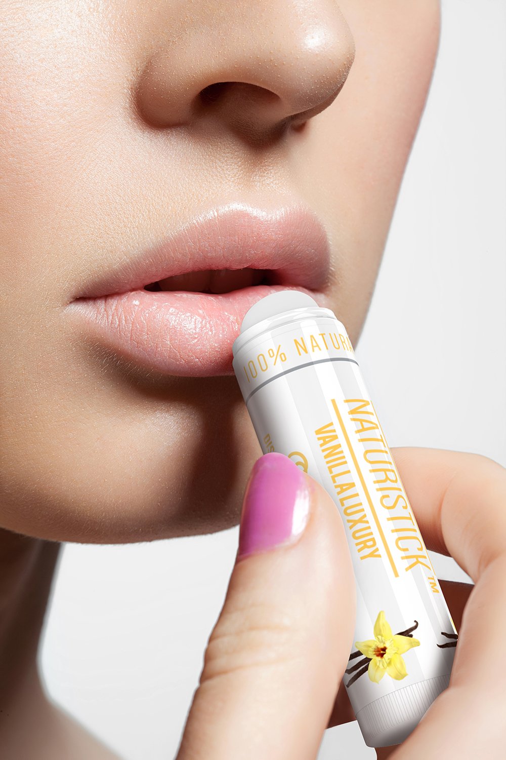 Naturistick Premium Beeswax Lip Balm for Dry, Chapped Lips | 100% Natural Lip Care | Coconut Oil, Shea Butter, Aloe Vera | Moisturizing, Chemical-Free Chapstick | 7 Pack Vanilla Scent | Made in USA