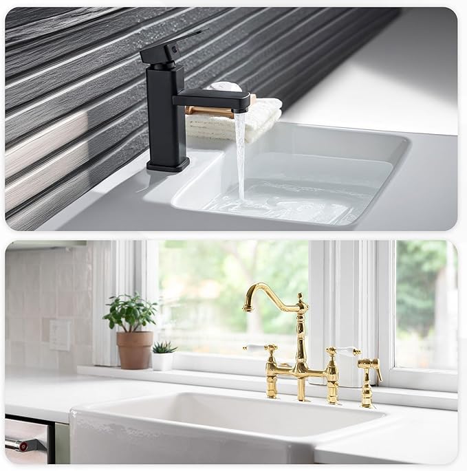 uxcell Faucet Mount Extension Shank 6"x 1.25" Stainless Steel Pipe Faucet Extension Nipple Locknut Kit Extension Threaded Lengthen Fixed High Foot with Raised Nut and Gasket Fittings