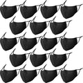 18 Pack Reusable Cloth Face Masks Washable Cotton Face Mask Adjustable Breathable Fabric Mask