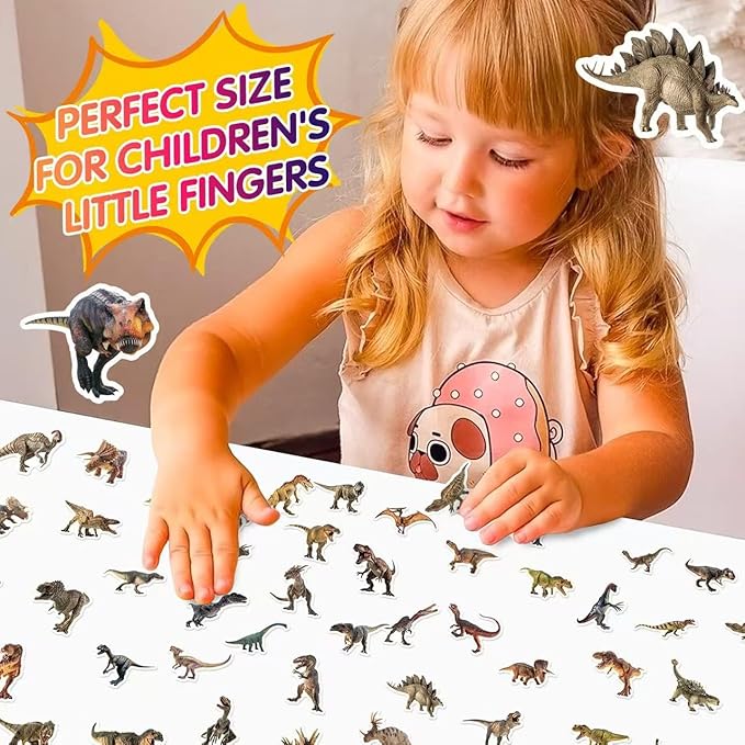 200 Pcs Cute Animal Stickers Bulk for Kids,Girls,Boys,Teens Adults.Waterproof Vinyl Kawaii Sticker Pack for Water Bottle Laptop, Phone.Teacher Reward Kids Stickers in Wild/Farm/Dinosaurs/Fish