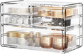 ZHIAI Stackable Storage Drawers, Acrylic Bathroom Counter Organizer Clear Makeup Organizers for Vanity, Kitchen Cabinets, Bathroom, Undersink, Home Organization and Storage (5 Drawers, Pattern C)
