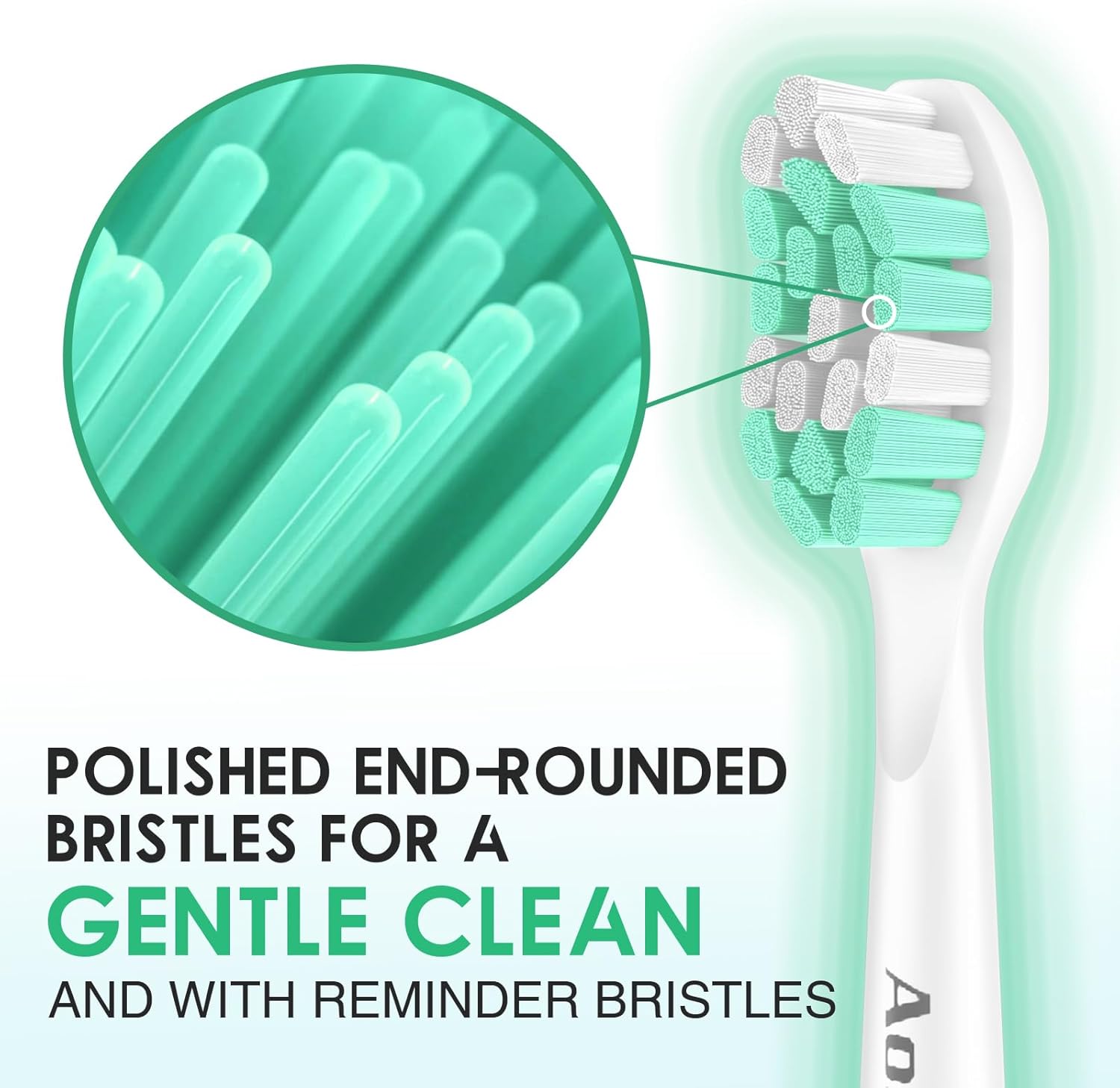 Aoremon Replacement Heads for Philips Sonicare C2 C1-4Pcs Brush Heads Compatible with All Phillips Sonicare Click-on Eltectric Toothbrush Model