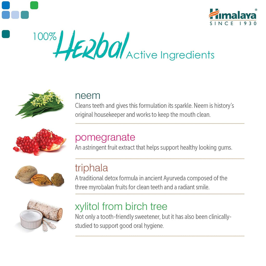 Himalaya Botanique Complete Care Toothpaste with Xylitol and Neem, Mint Flavor - Fluoride Free Toothpaste for Clean Teeth & Fresh Breath - Vegan, Gluten Free, No Artificial Flavors or Colors, 5.29 oz