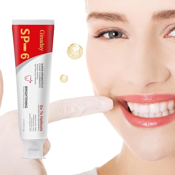 2Pcs SP-6 Probiotic Toothpaste,Deep Cleaning Care Fresh Breath Ultra Whitening Toothpaste.