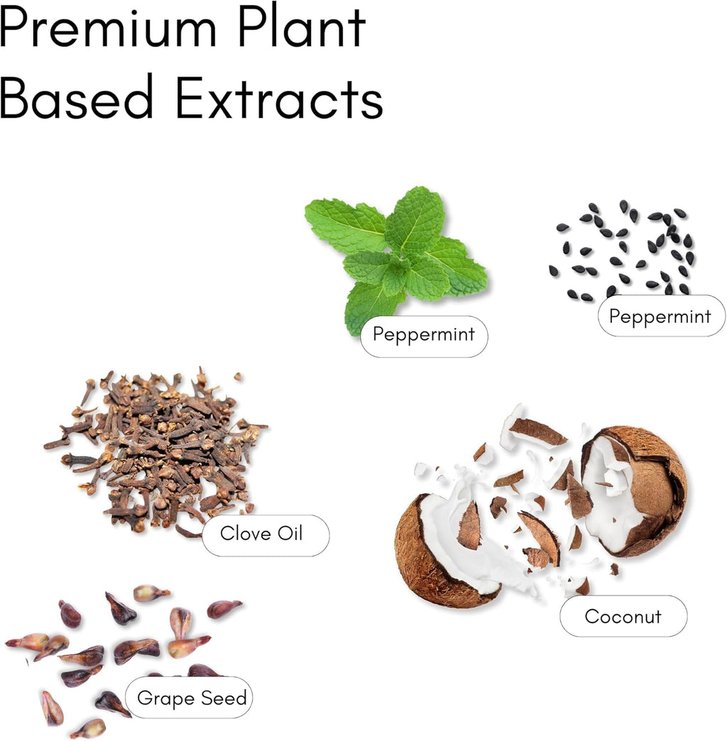 Merakk Coconut Oil Pulling Whitening Mouthwash for Teeth & Gums | Doctor Formulated | Natural Ayurvedic Oil, Clove & Grape Seed Oil - Oral Rinse - 6.8oz