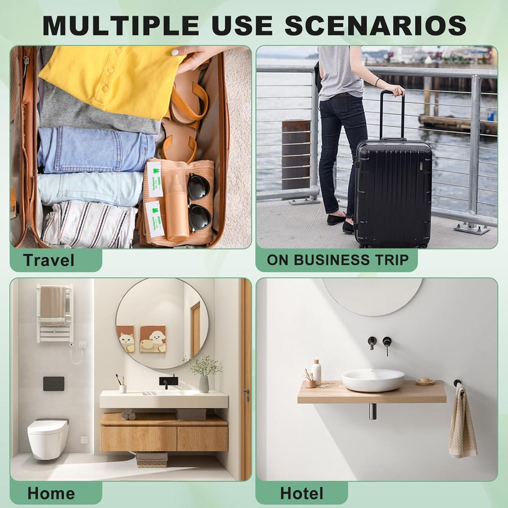 Too Small Bulk Travel Size Toothpaste Pack of 30,0.105 oz Extra Small Toothpaste Travel Size Bulk Mint Mini Disposable Toothpaste for Hotel,Guests,Homeless,Charity(Only Good for Single Use)